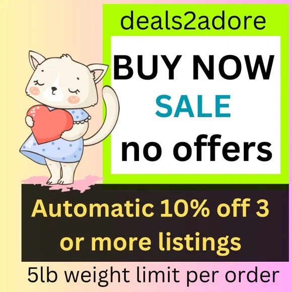 SALE ENDED- Buy Now - No Offers - Automatic 10% off 3 bundle discount - - Picture 5 of 9